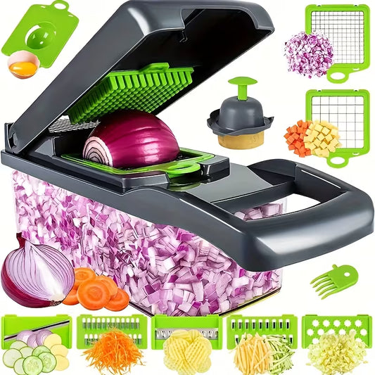 16-in-1-Vegetable-Chopper-&-Slicer-Set-with-Container