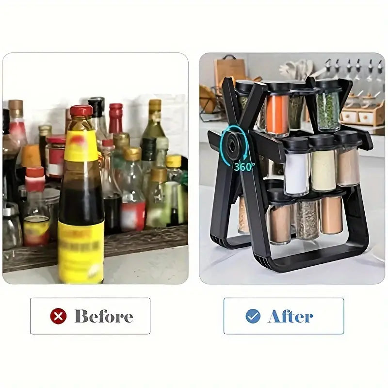 360°-Rotating-Spice-Rack-with-18-Glass-Jars-image-4