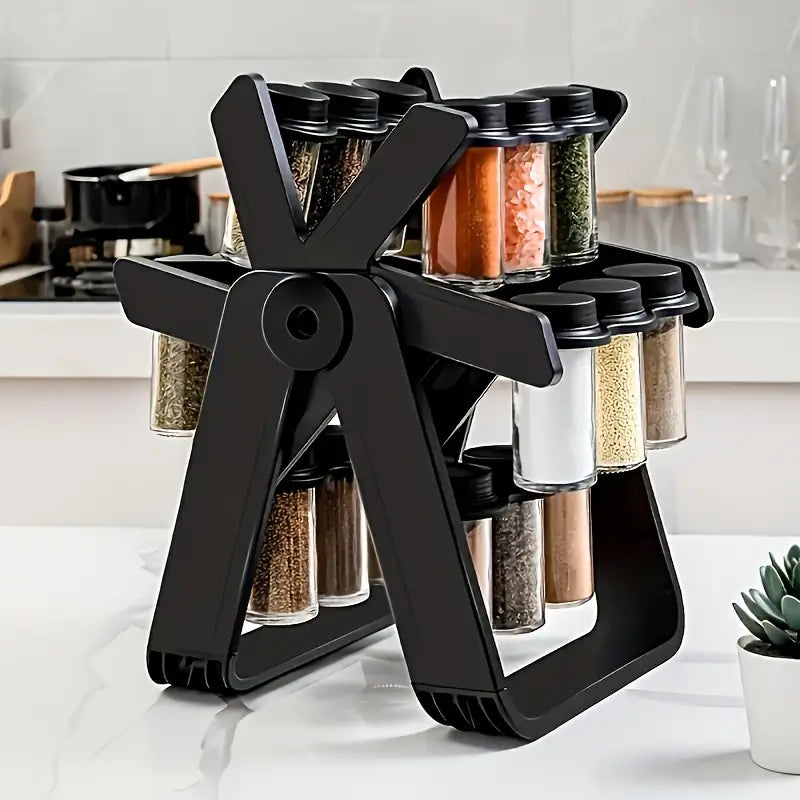 360°-Rotating-Spice-Rack-with-18-Glass-Jars-image-7