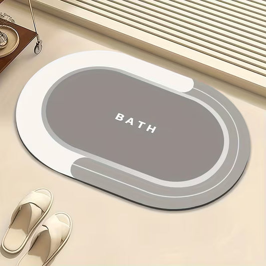 Super Absorbent Anti-Slip Bathroom Mat – Quick Dry Water-Soaking Floor Rug for Home, Shower, Entryway & Kitchen