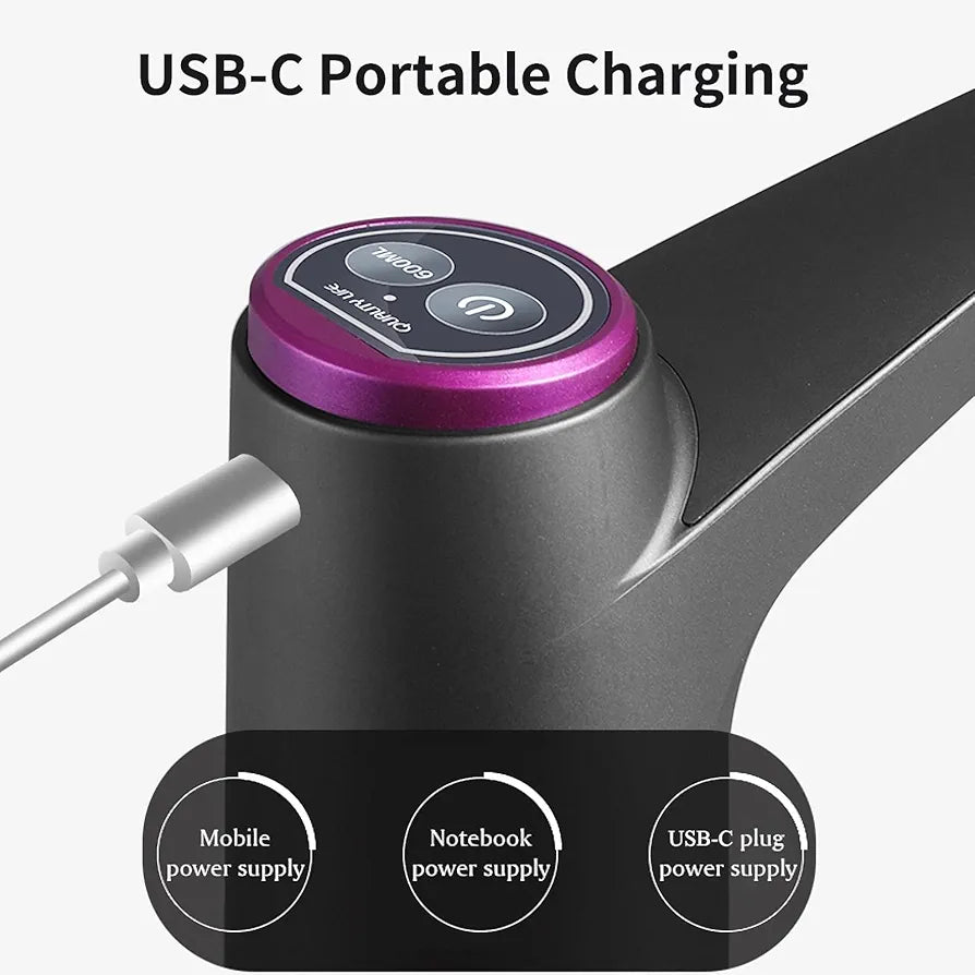 Smart Automatic 5 Gallon Water Pump – One-Touch USB Rechargeable Dispenser