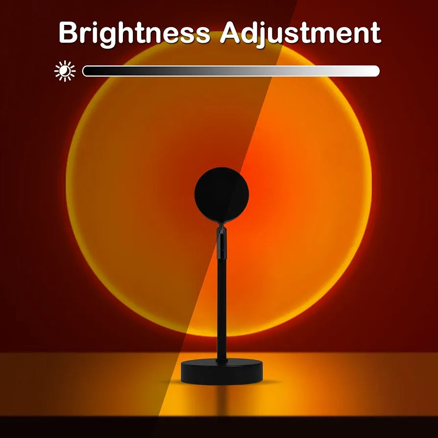 Aesthetic Sunset Lamp Projector | 16 Colors, Remote & 4 Modes