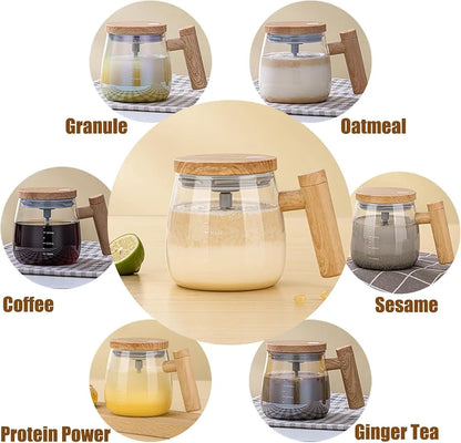400ml Electric Self Stirring Mug – High Speed Automatic Mixing Cup with Lid