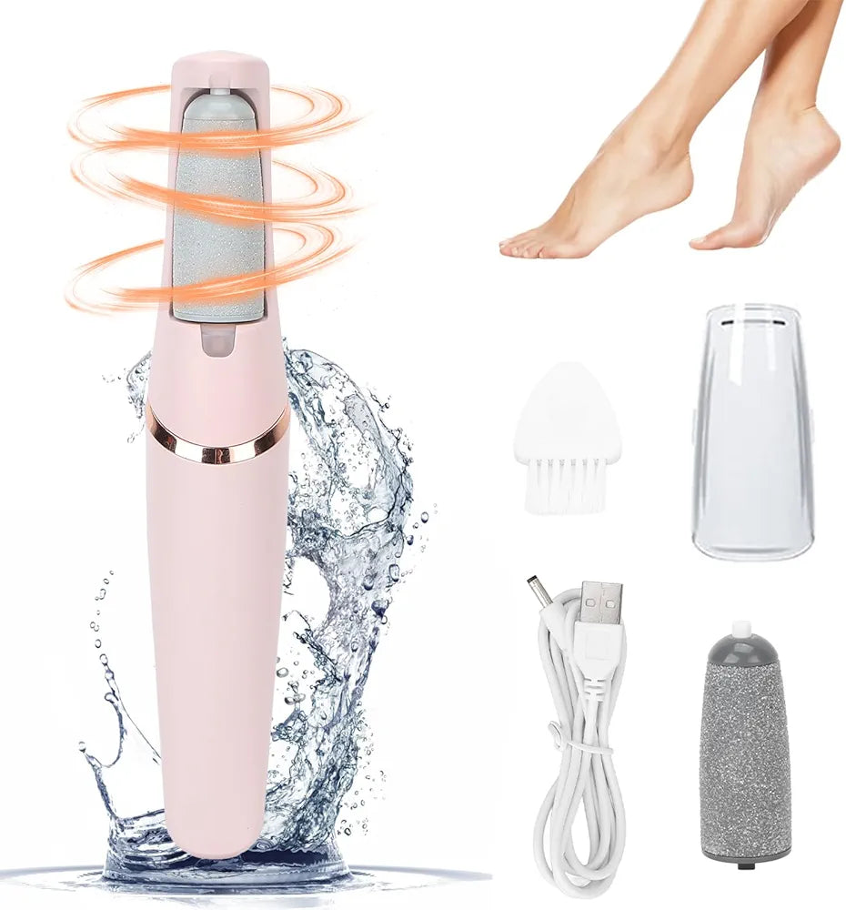 Rechargeable Electric Foot Callus Remover – Professional Pedicure Tool for Smooth, Crack-Free Feet (Wet & Dry Use)