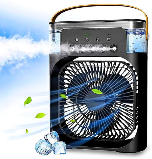 Mini-Air-Cooler-Fan-3-in-1-USB-Portable-AC-with-Mist-&-LED