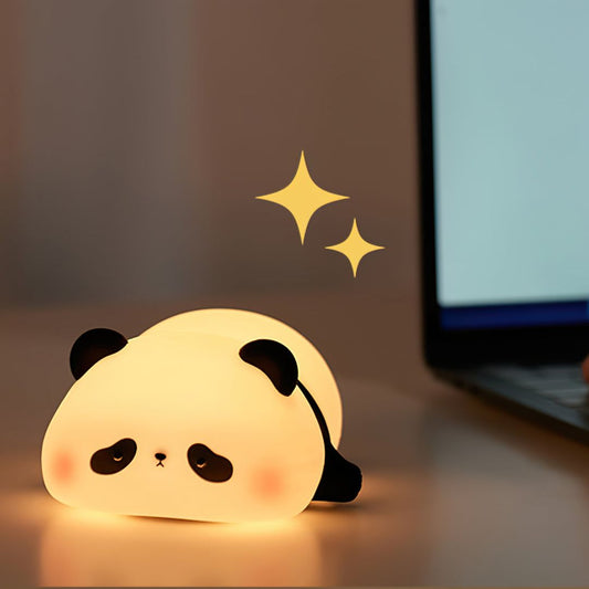 PandaGlow™ LED Night Light – Dimmable Silicone Lamp