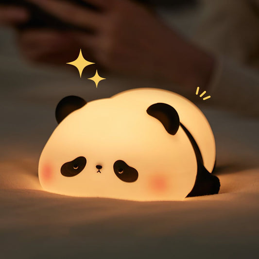 PandaGlow™ LED Night Light – Dimmable Silicone Lamp