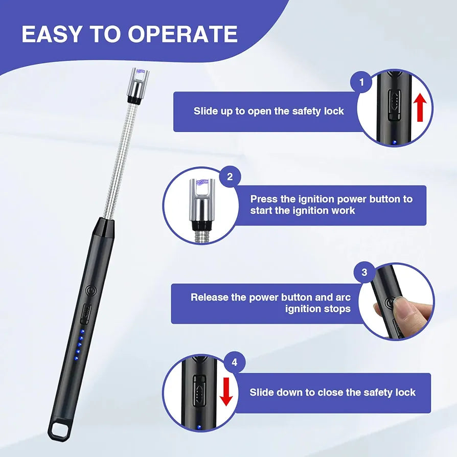 Rechargeable-Electric-Arc-Lighter-with-360°-Flexible-Neck-image-4
