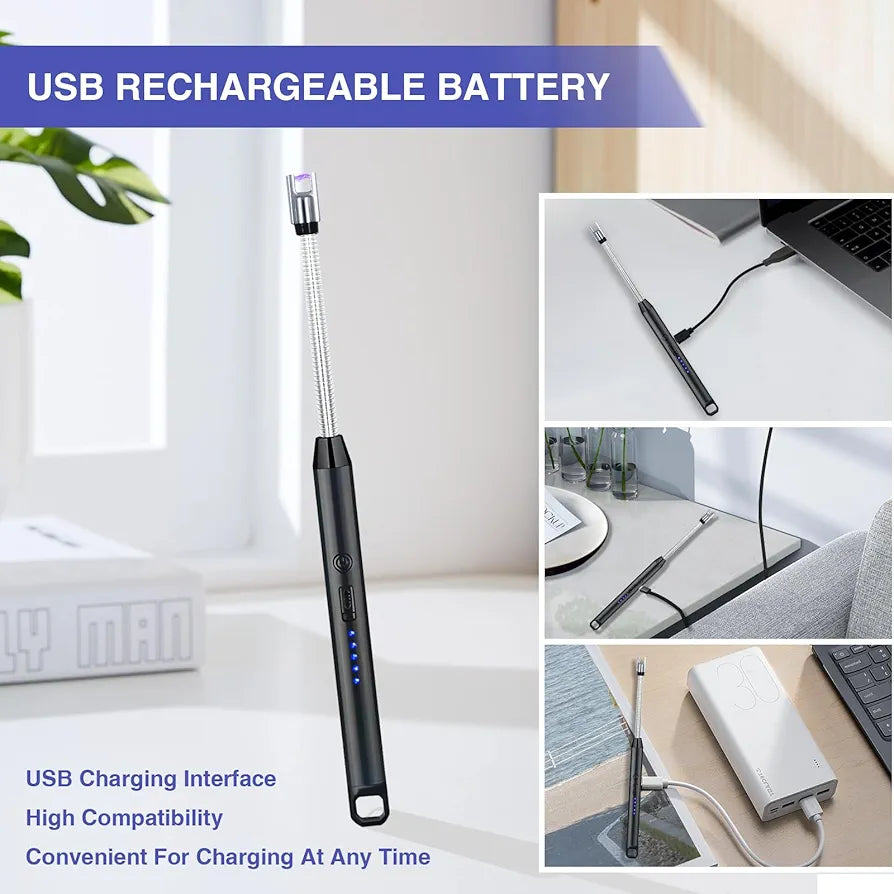 Rechargeable-Electric-Arc-Lighter-with-360°-Flexible-Neck-image-5