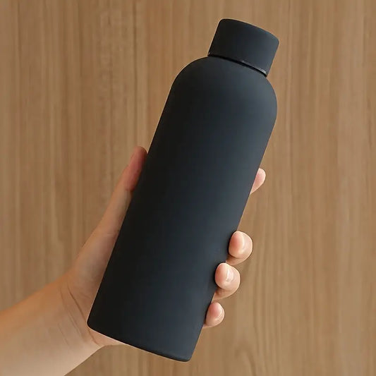 Premium Stainless Steel Water Bottle – 500ml | 24H Cold & 12H Hot | Leakproof, BPA-Free, Double Wall Vacuum Insulated, Travel-Friendly Flask for Gym, Office, Outdoor