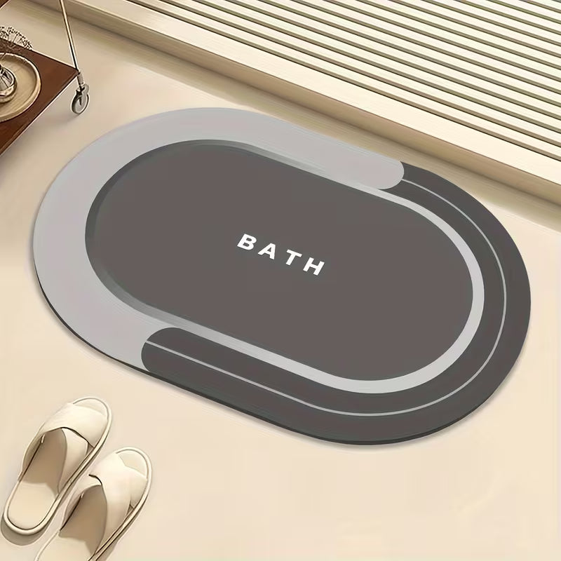 Super Absorbent Anti-Slip Bathroom Mat – Quick Dry Water-Soaking Floor Rug for Home, Shower, Entryway & Kitchen