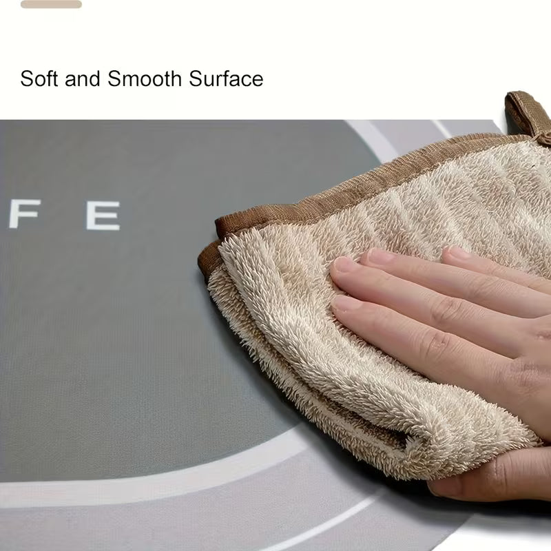Super Absorbent Anti-Slip Bathroom Mat – Quick Dry Water-Soaking Floor Rug for Home, Shower, Entryway & Kitchen
