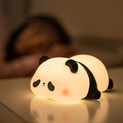 Lumipanda™ Silicone Night Light – Dimmable Touch LED Lamp for Bedroom